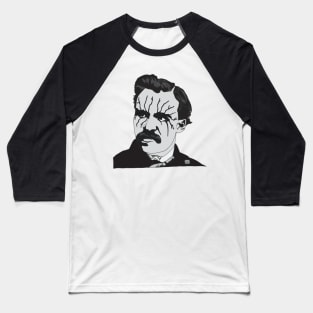 FRIEDRICH NIETZSCHE METAL PARODY PHILOSOPHY Baseball T-Shirt